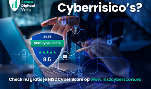 Check nu gratis je NIS2 Cyber Score!