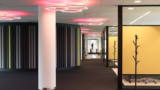 In opdracht van Lefff Ontwerpers werd een verdieping van een Rotterdams kantoorpand omgebouwd tot ‘high class werkruimte’. 