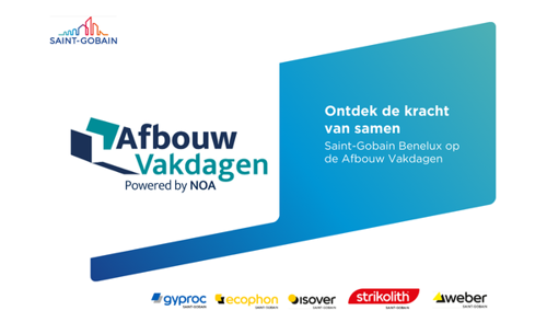 Saint-Gobain Benelux op Afbouw Vakdagen