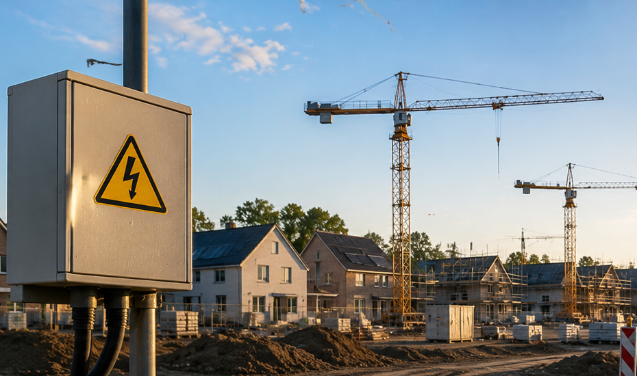 Stroomaansluiting bouwprojecten