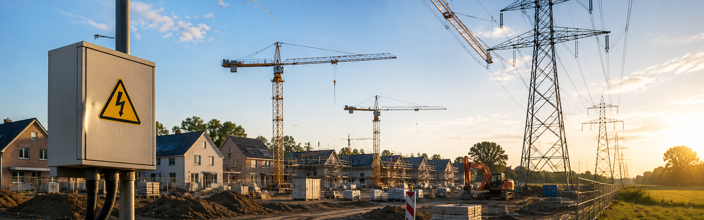 Stroomaansluiting bouwprojecten